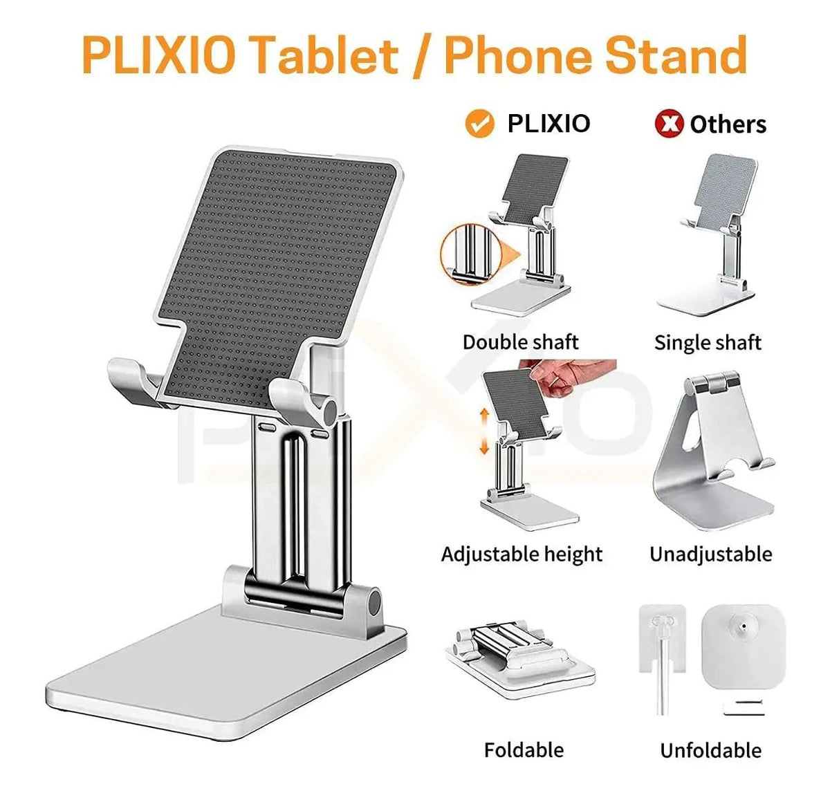 Folding Desktop Phone Stand | Phone Stand Holder Tablet Portable Foldable Desktop Stands Folding Desktop Phone Stand