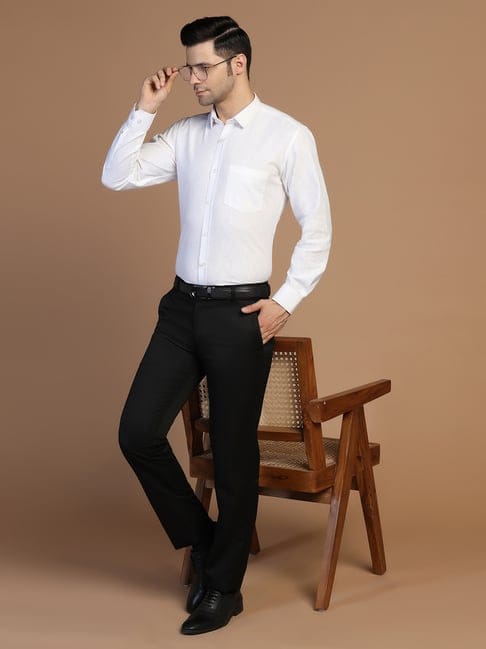 Formal Trouser Pants (Buy 1 Get 1 Free) | Formal Pants Men Lycra Trouser For Men Dress Pant Formal Wear lycra pant Formal Trouser Pants (Set of 2)