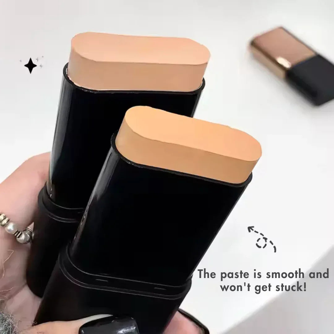 Foundation Stick | Glass Skin Tone Korean Skincare Products Flawless Foundation Foundation Stick 2 in 1 for Korean Glass Skin