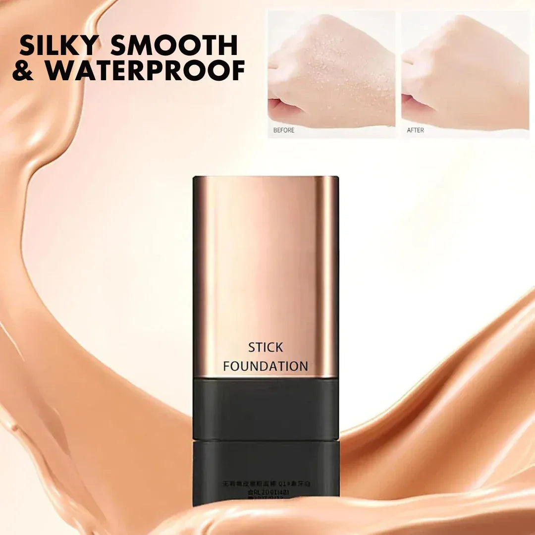 Foundation Stick | Glass Skin Tone Korean Skincare Products Flawless Foundation Foundation Stick 2 in 1 for Korean Glass Skin