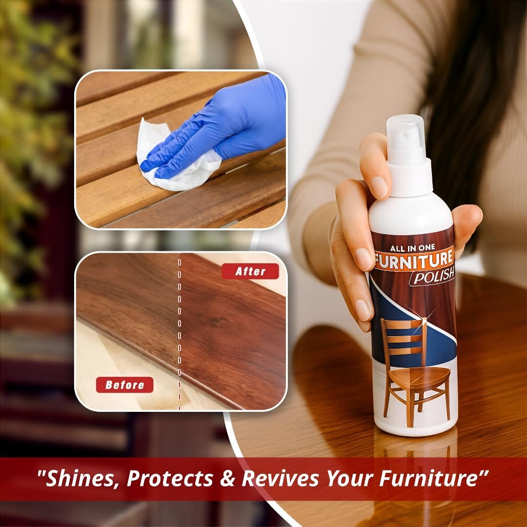 Furniture Polish (Set of 3) | Wood Polish Woodworking Furniture Paint Floor Cleaning Furniture Polish (Set of 3)