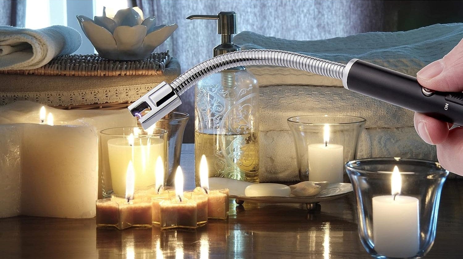 Gas Lighter Electric Usb Rechargable Lighter Kitchen Battery Charging Rechargeable USB Electric Gas Lighter