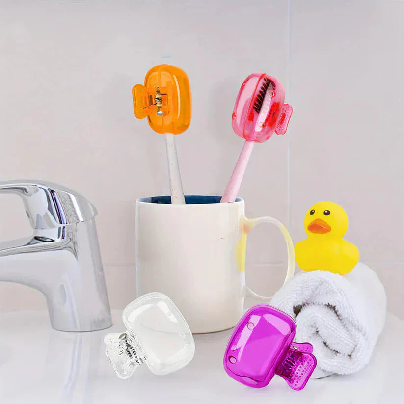 Germ Protector Cap Cover for Tooth Brush (Set of 8) Germ Protector Cap Cover for Tooth Brush (Set of 8)