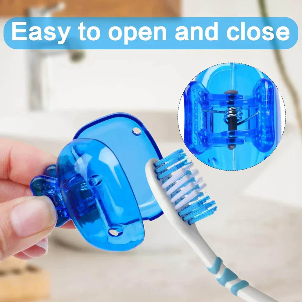 Germ Protector Cap Cover for Tooth Brush (Set of 8) Germ Protector Cap Cover for Tooth Brush (Set of 8)