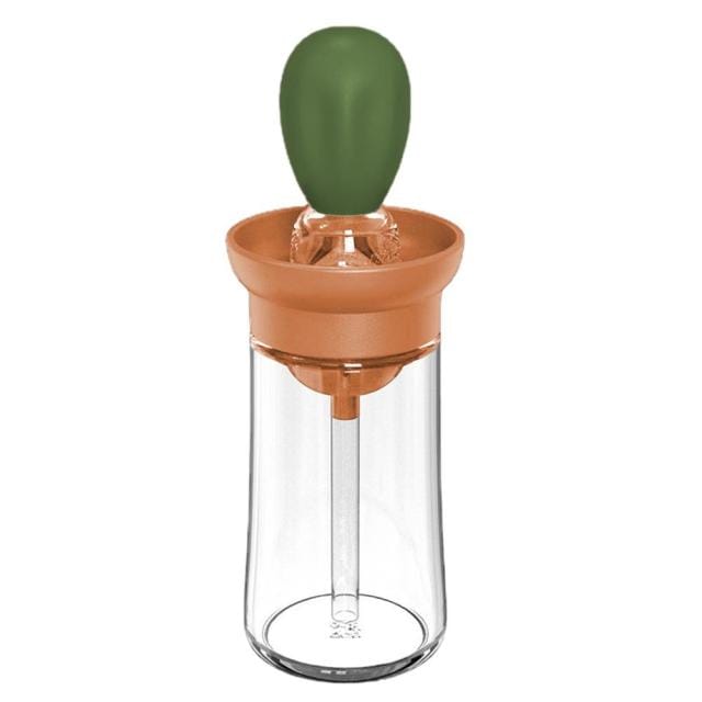 Glass Oil Dispenser Brush | Oil Bottle Dispenser Cooking Oils Glass Container Glass Oil Dispenser Brush