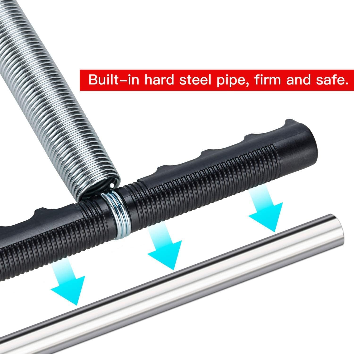 Gym Equipment Resistance Band Ab Exerciser Abdominal Workout -Fitness Tummy Trimmer Stomach Machine Double Spring Tummy Trimmer