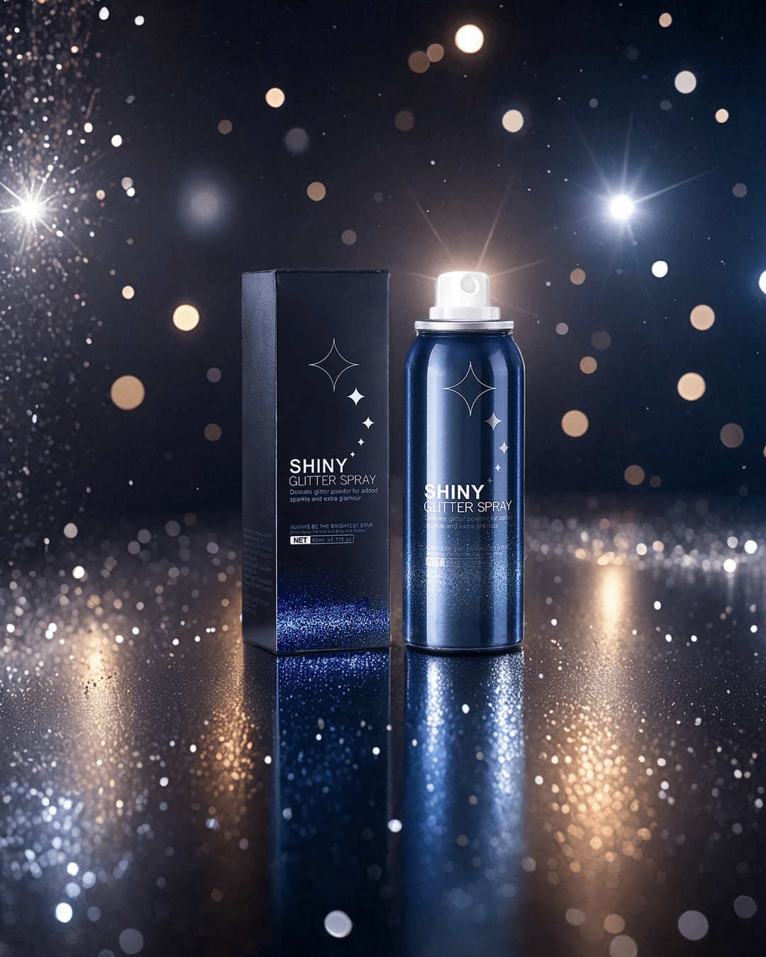 Hair and Body Glitter Color Spray ( Pack Of 2) | Hair Glitter Body Spray Hair Shimmer Shine Spray Cosmetic Hair and Body Glitter Color Spray (Pack Of 2)