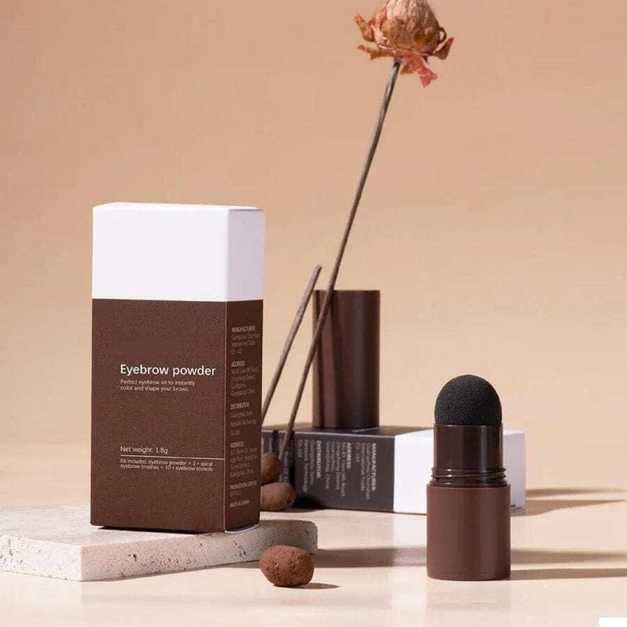 Hair Coloring Sponge | Eyebrow Filler Colour Makeup Shadow Powder Stencil Kit Hair Coloring Sponge (Pack of 2)