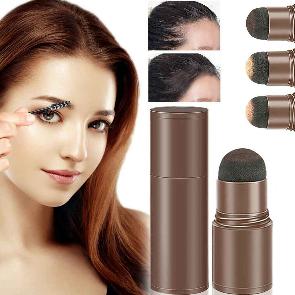 Hair Coloring Sponge | Eyebrow Filler Colour Makeup Shadow Powder Stencil Kit Hair Coloring Sponge (Pack of 2)