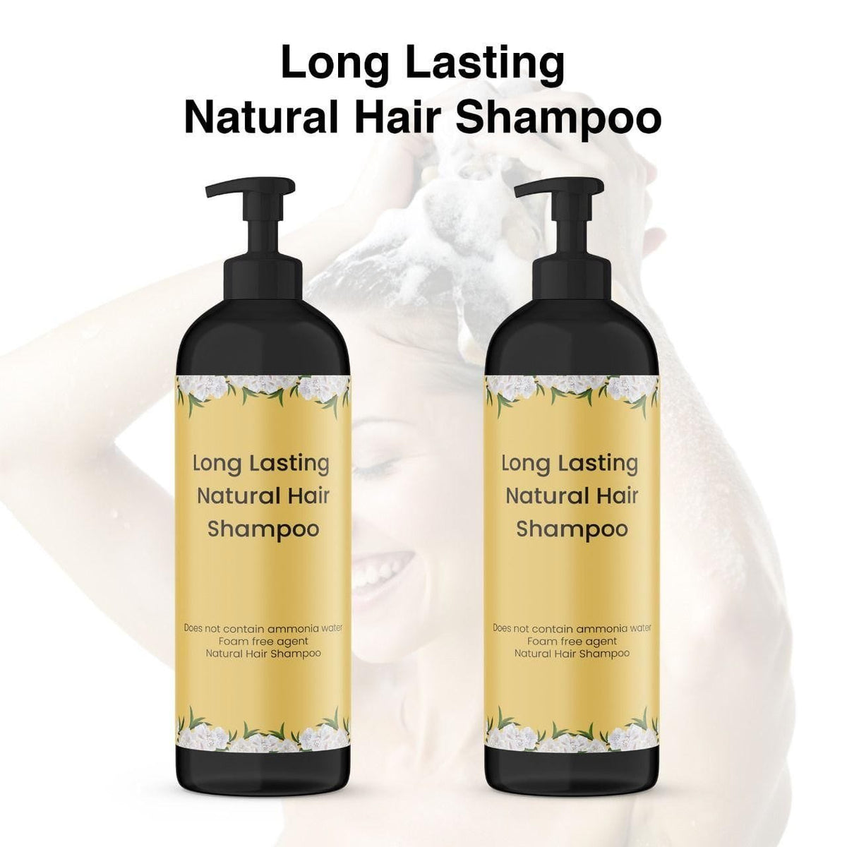 Hair Dye Long Hair Shampoo Natural Organic Dye (Set of 2) Long Lasting Natural Hair Dye Shampoo (Set of 2)