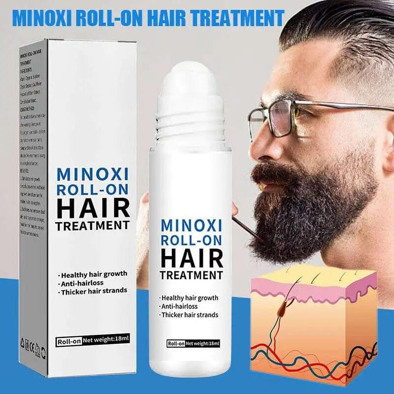 Hair Growth Serum Care Hair Solution Rolling for Regrow - Roll-on Hair Growth Treatment (Pack of 2) Roll-on Hair Growth Treatment (Pack of 2)