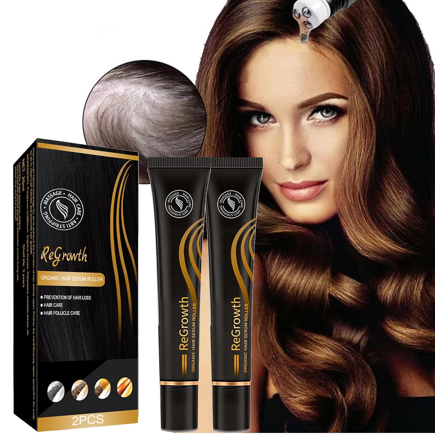 Hair Growth Serum Roller Best Hair Fall Control Scalp Serum Hair Growth Serum Roller