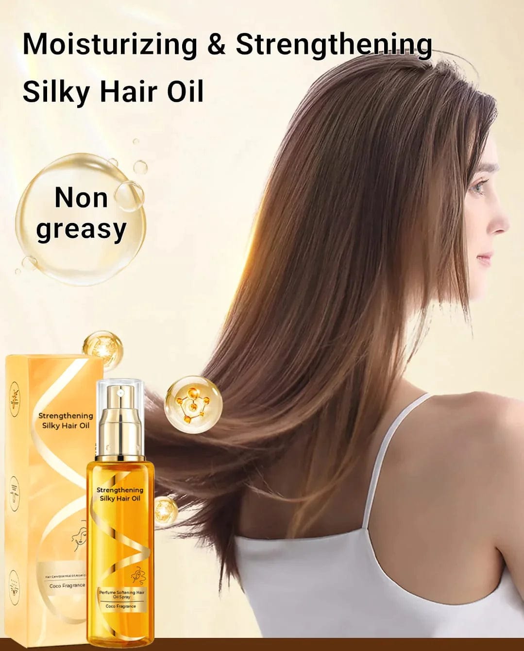 Hair Repair Oil Spray | Hair Oil For Hair Growth Smooth Hair Treatment Hairdresser Oil Perfumed Hair Repair Oil Spray (Buy 1 Get 1 Free)