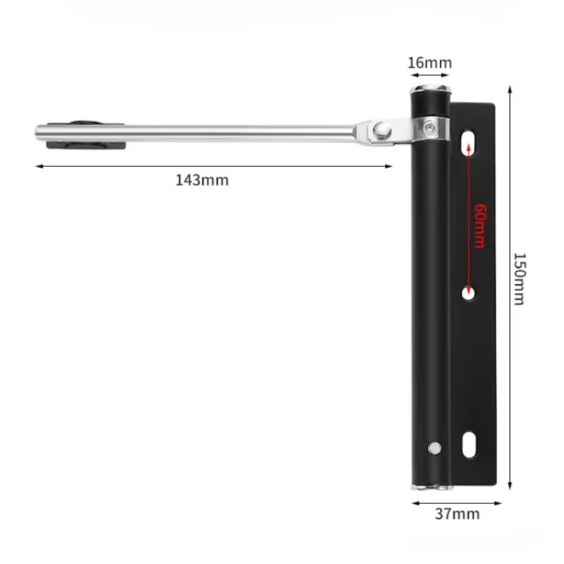 Heavy-Duty Automatic Door Closer Lock Safety Spring Door Design Fitting Heavy-Duty Automatic Door Closer