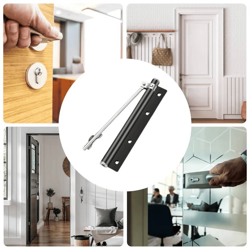 Heavy-Duty Automatic Door Closer Lock Safety Spring Door Design Fitting Heavy-Duty Automatic Door Closer