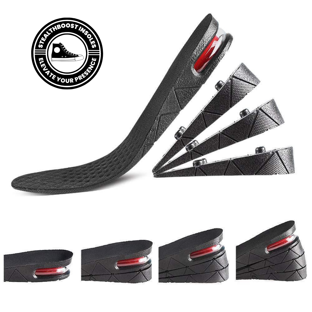 Height Enhancing Shoe Insoles (4 Layer)