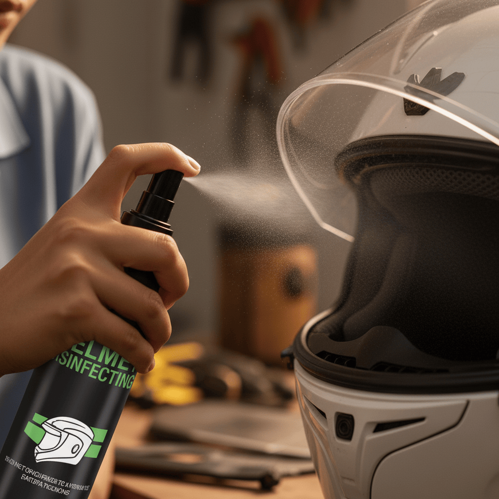 Helmet Disinfecting Spray (Set of 2) | Helmet Motorcycle Cycling Cleaning Cleaner Spray Helmet Disinfecting Spray (Set of 2)
