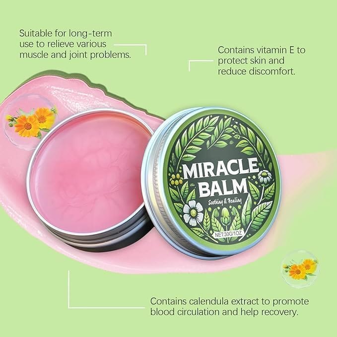 Herbal Miracle Balm (Pack of 2) | Muscle Pain Body Leg Cramps Fast Relief Herbal Reliefer Balm gym, wellness & sports > Wellness > Health & Nutrition Herbal Miracle Balm (Pack of 2)