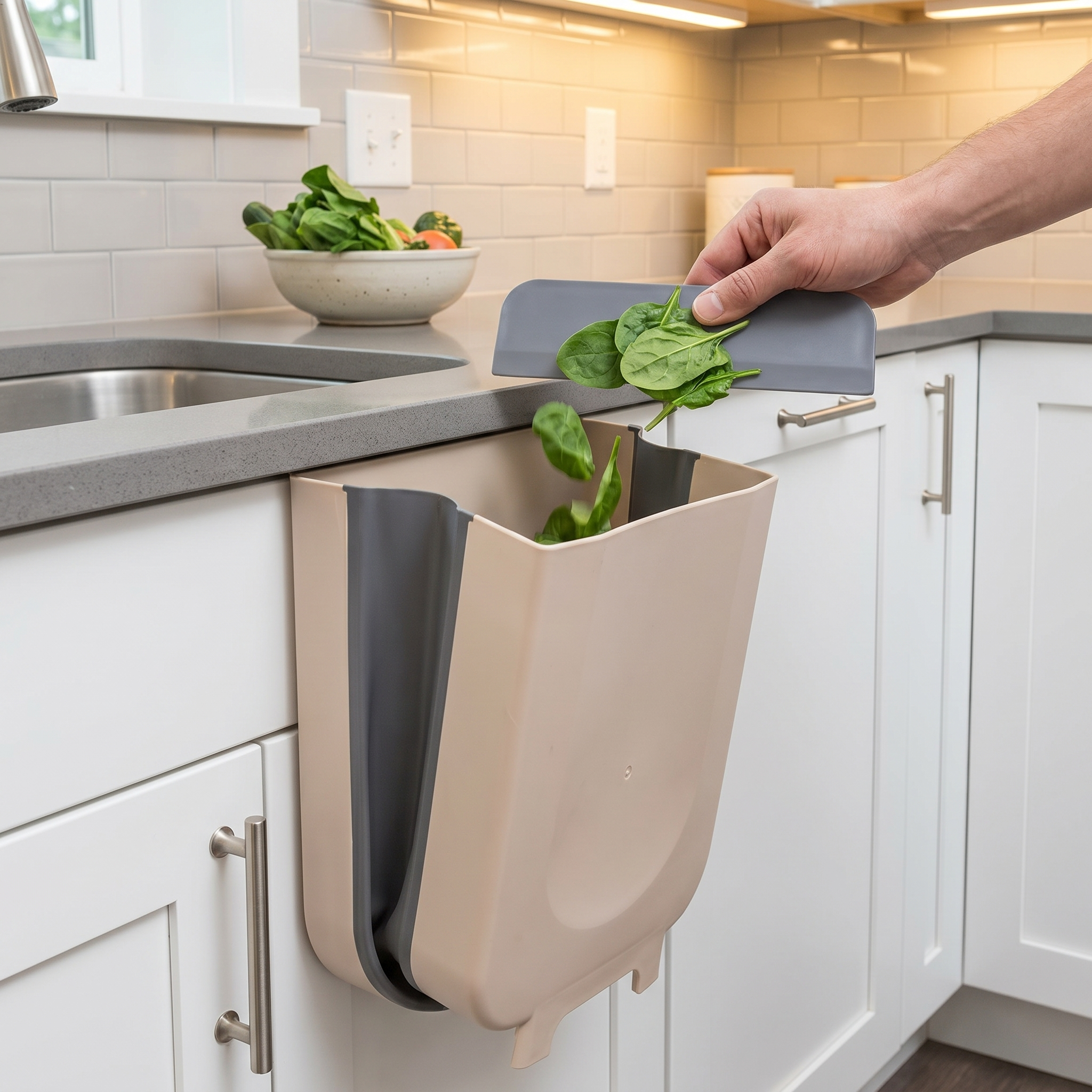 Multipurpose Foldable Hanging Dustbin