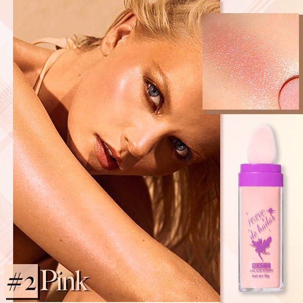 Highlighter Makeup Cosmetics Stick Makeup Powder Glitter Highlighter Pink Makeup Glitter Highlighter Stick