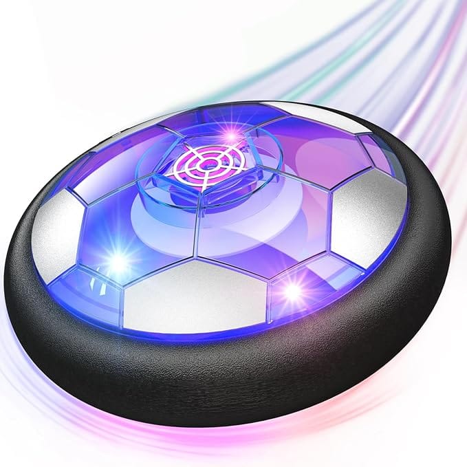 Indoor Air Hover Football | Toy For Kids Musical Toys Led Remote Control Flashing Soccer Ball Indoor Air Hover Football