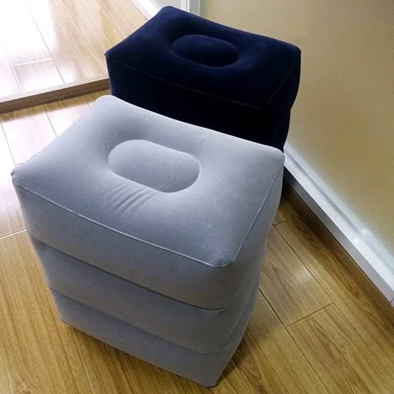 Inflatable Foot Rest Pillow | Inflatable Foot Rest Travel Car Pillow Travels Essential Inflatable Foot Rest Pillow