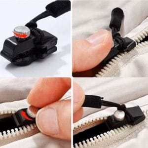 Instant Zipper Sliders (Set of 10) | Zipper Puller Jacket Bag Zipper Slider Universal Zipper Set Instant Zipper Sliders (Set of 10)