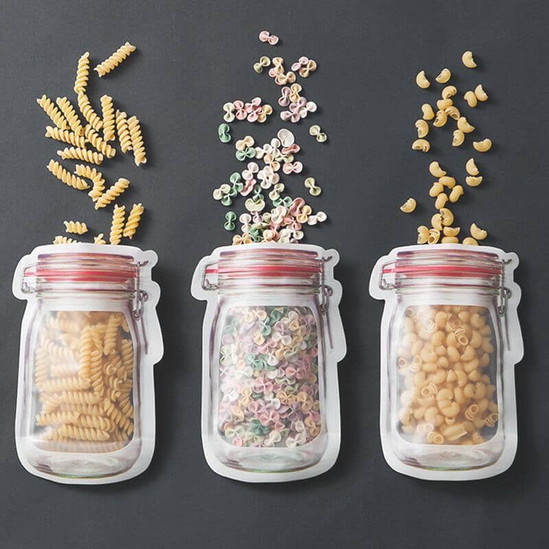 Jar Shape Food Storage Pouch Jar Shape Food Storage Pouch