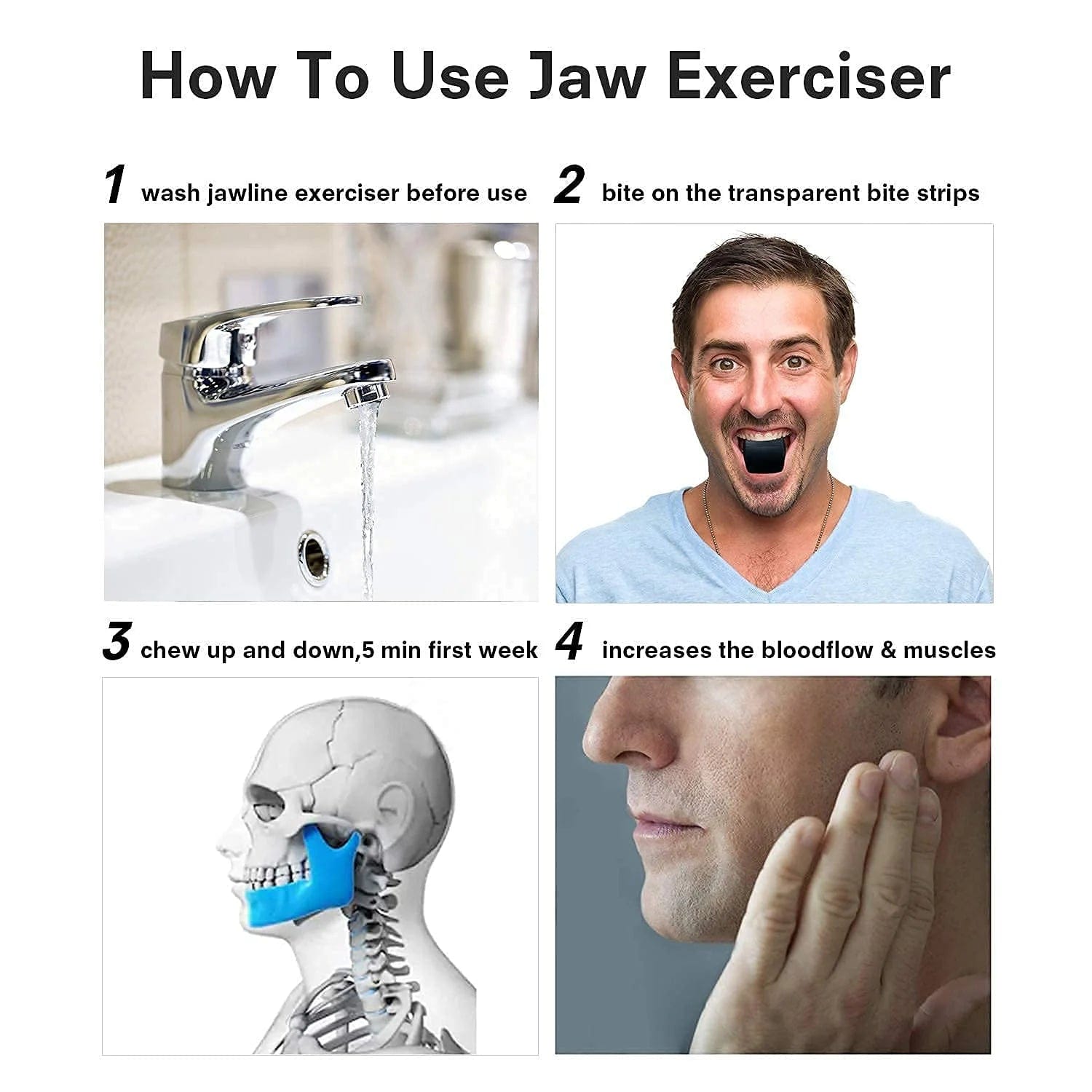 Jawline Exerciser (Pack of 2) Jawline Exerciser (Pack of 2)