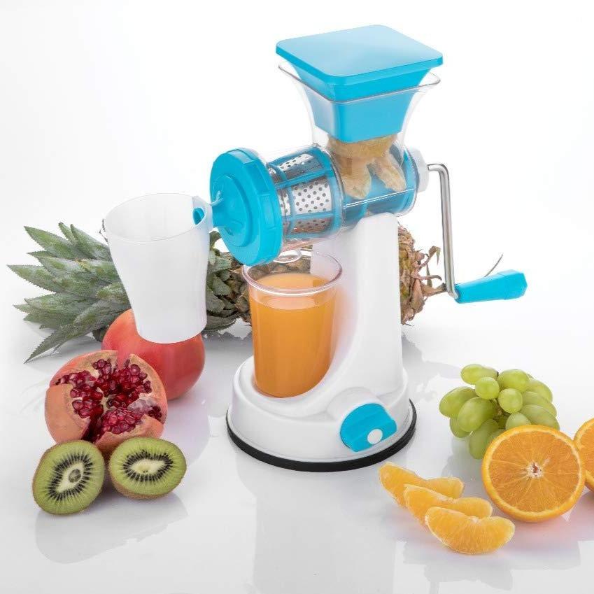 Juicer Machine Mausami Hand Operated Juicer for Fruits and Vegetables Blue Hand Operated Juicer