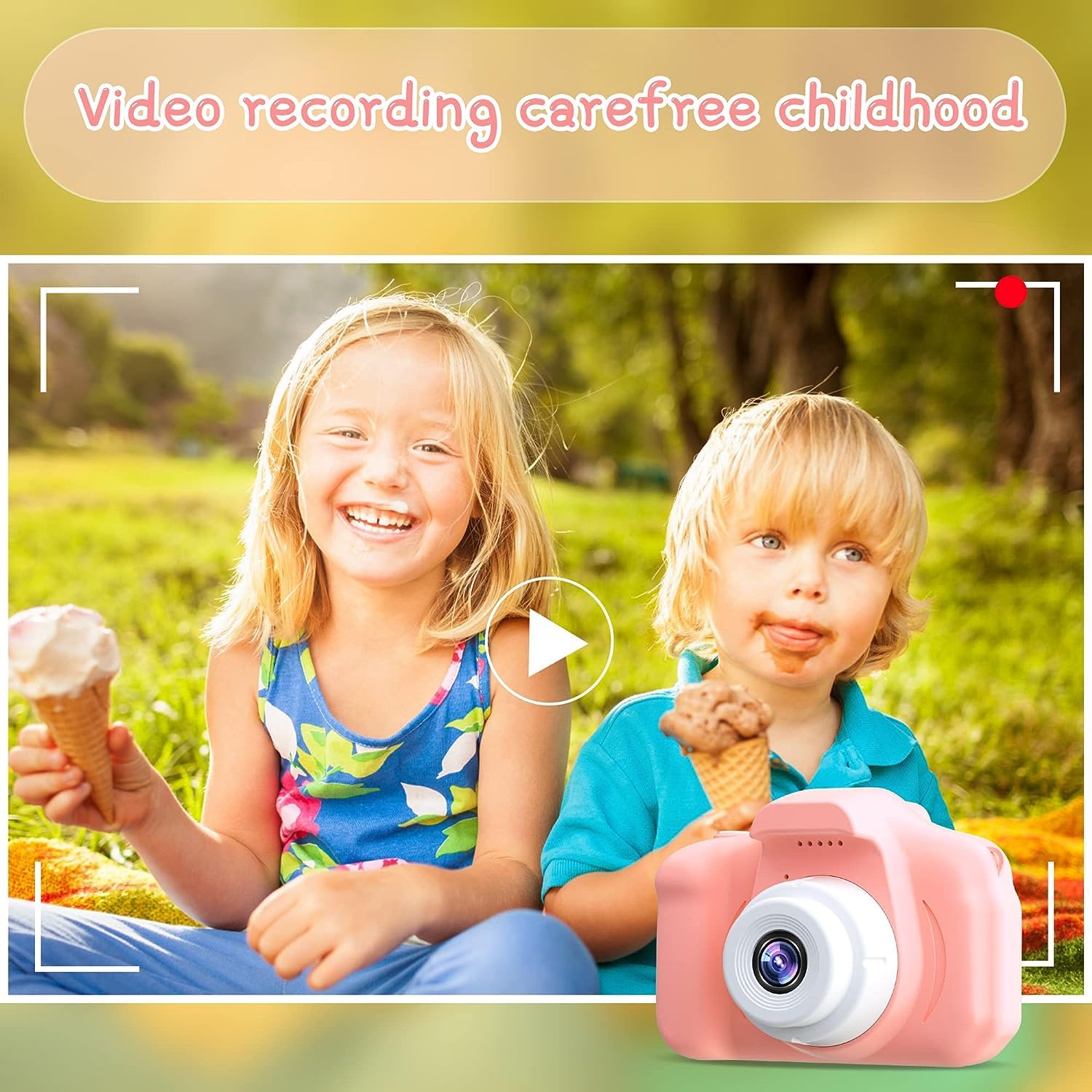 KidCliq | Digital Camera Kids Videography Toy Photo Digicam toys Kidcliq HD Digital Video Camera for Toddler