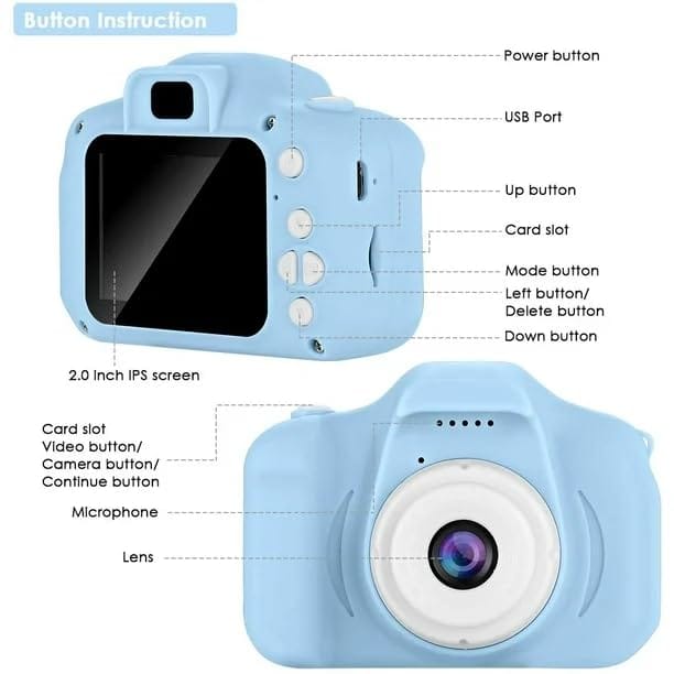 KidCliq | Digital Camera Kids Videography Toy Photo Digicam toys Kidcliq HD Digital Video Camera for Toddler
