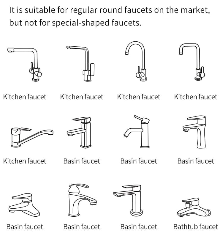 Kitchen Faucets Sink Tap Water Aerator Tap Faucets For Bathroom - Rotatable Faucet Aerator (Buy 1 Get 1 Free) Rotatable Faucet Aerator (Buy 1 Get 1 Free)