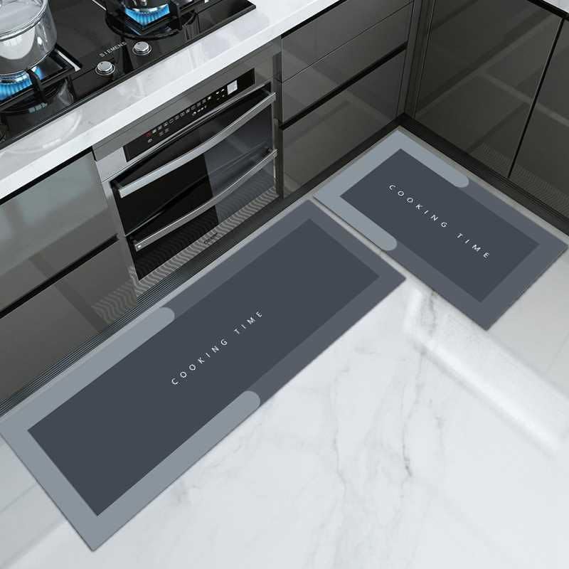 Kitchen Floor Mat (Combo of 2) | Floor Mat Kitchen Rubber Carpet Doorway Matting For Floor - Kitchen Floor Mat (Combo of 2)