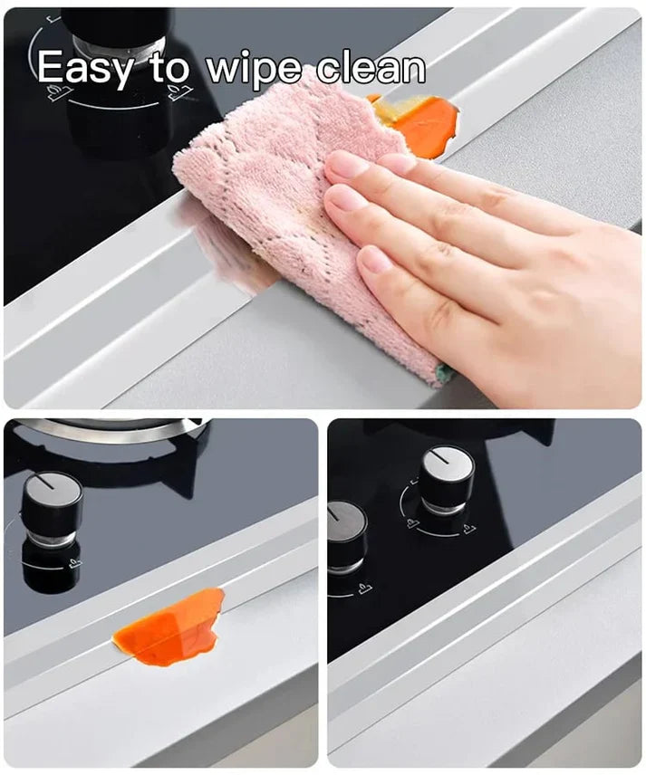 Kitchen Oil-proof and fireproof Stickers | Waterproof Tape Insulation Duck Tape Rubber Heat Resistant Tape - Plain / Pack of 1 Roll - Kitchen Oil-proof and fireproof Stickers