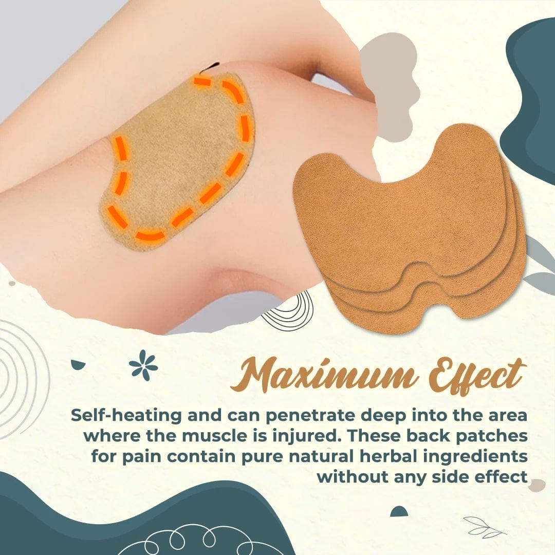 Knee Relief Patch Kit | Knee Joint Pain Relief Patch Sticker Plaster Knee Relief Patch Kit (Pack of 10)