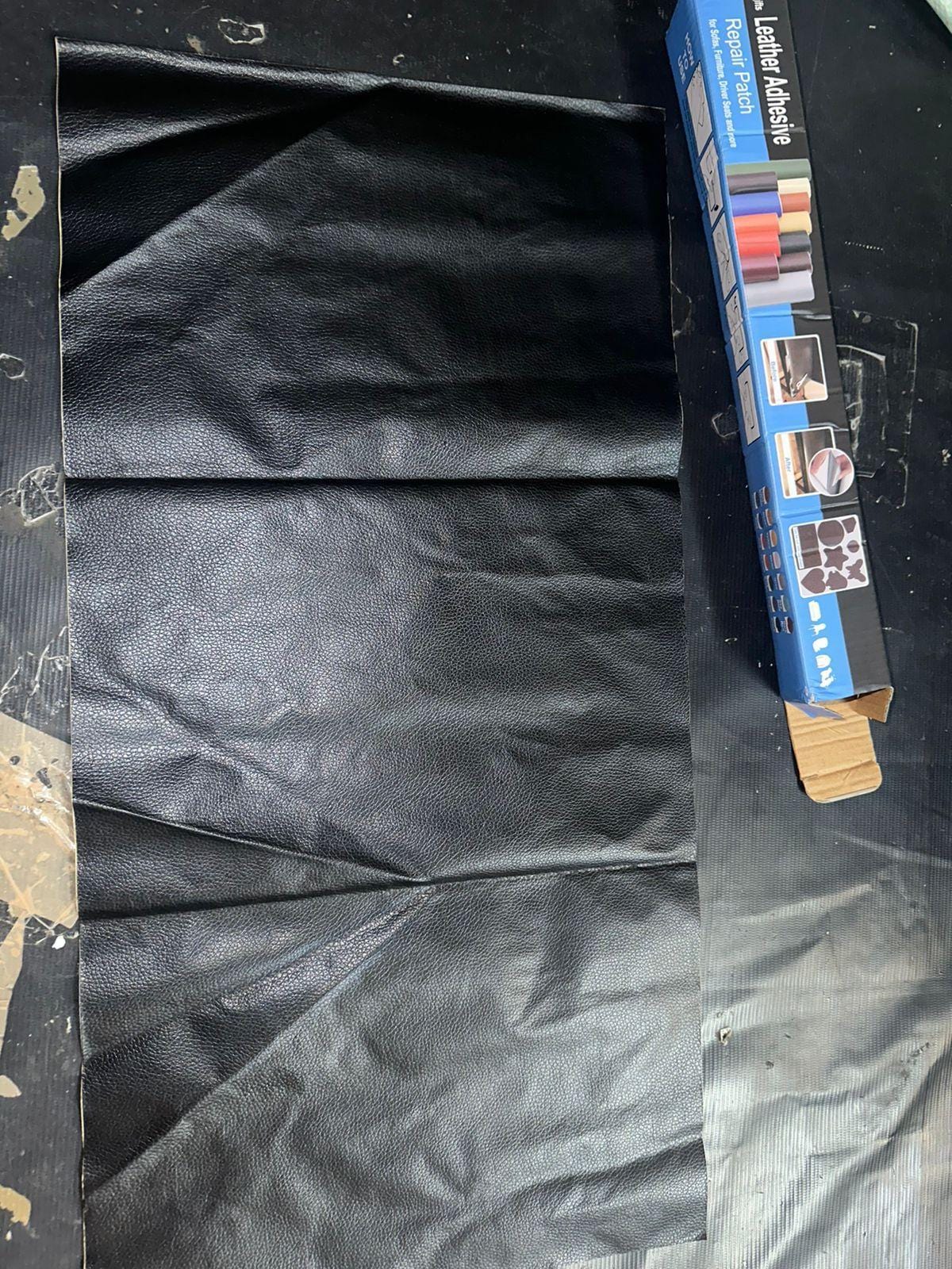Leather Repair Tape - Black | Couch Repair Faux Leather Sofa Fixer Fabric Patch Tape Tape Leather Repair Tape - Black