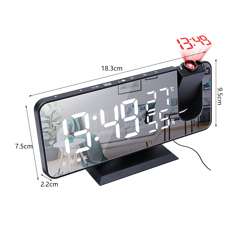 Led Digital Projection Alarm Clock Led Digital Projection Alarm Clock