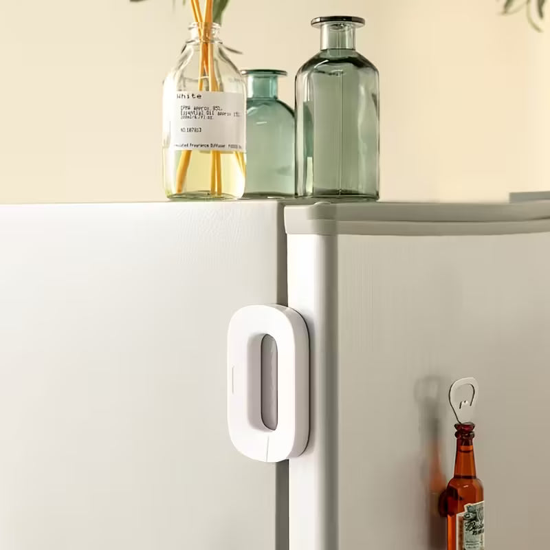 Lockxio | Fridge Lock Safety Door Freezer Locks For Safety Latch Home & Kitchen Lockxio Fridge Safety Child Lock