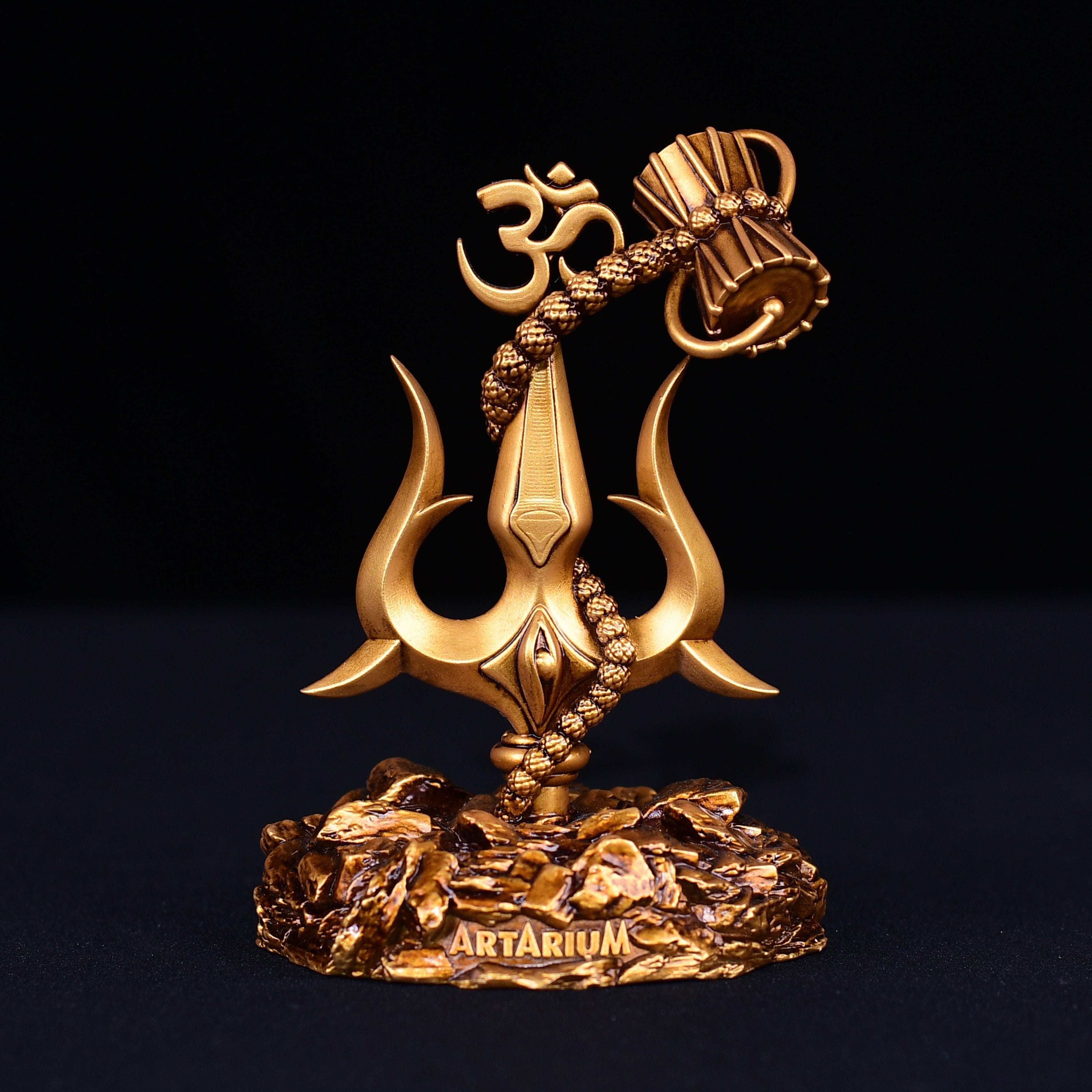 Lord Shiva Trishul With Damru Car Dashboard Ornament | Lord Shiva Mahadev God Trishul With Damru Car Dashboard Shiva Trident Car Dashboard Lord Shiva Trishul With Damru Car Dashboard Ornament