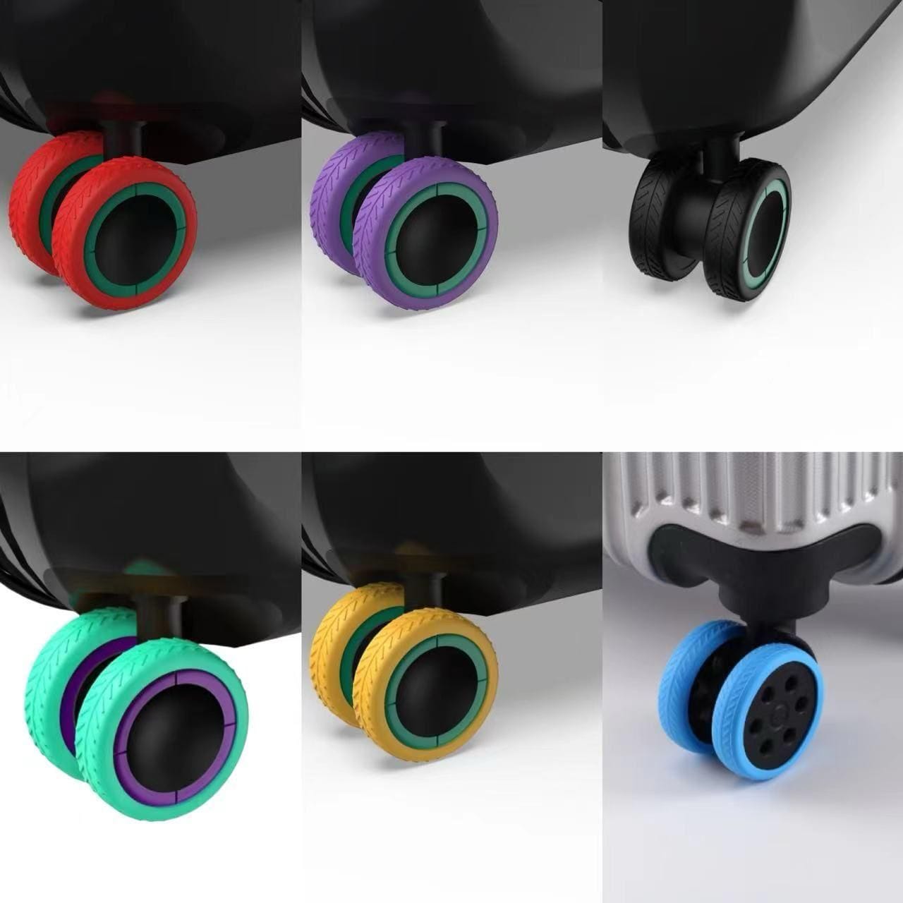 Luggage Compartment Wheel Protection Cover (Pack of 4) Luggage Compartment Wheel Protection Cover (Pack of 4)