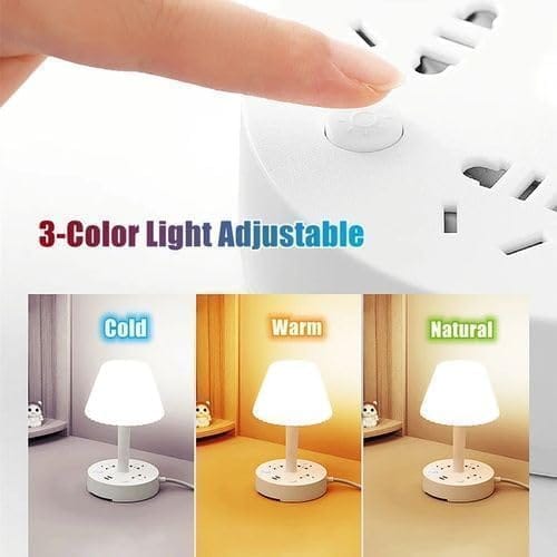 Lumixohub | Table lamp Smart Light Desk Lamps Bedside Reading Rechargable Lumixohub Socket Table Lamp
