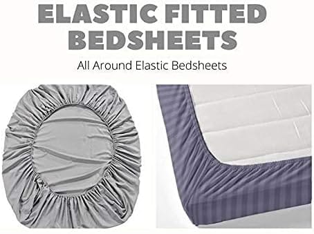 Luxury Cotton Fitted Double Bed Sheet Home Essentials Luxury Cotton Fitted Double Bed Sheet