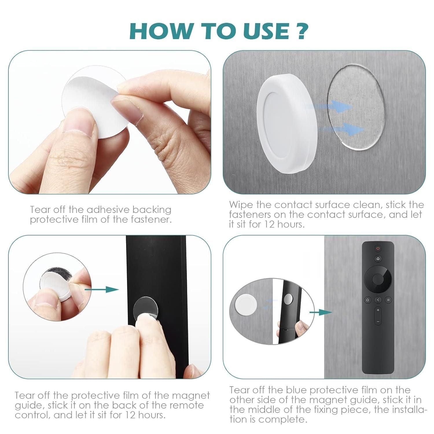 Magnetic Wall Remote Holder | Wall Stick Holder Magnetic Mount Remote Control Holding Magnetic Wall Remote Holder