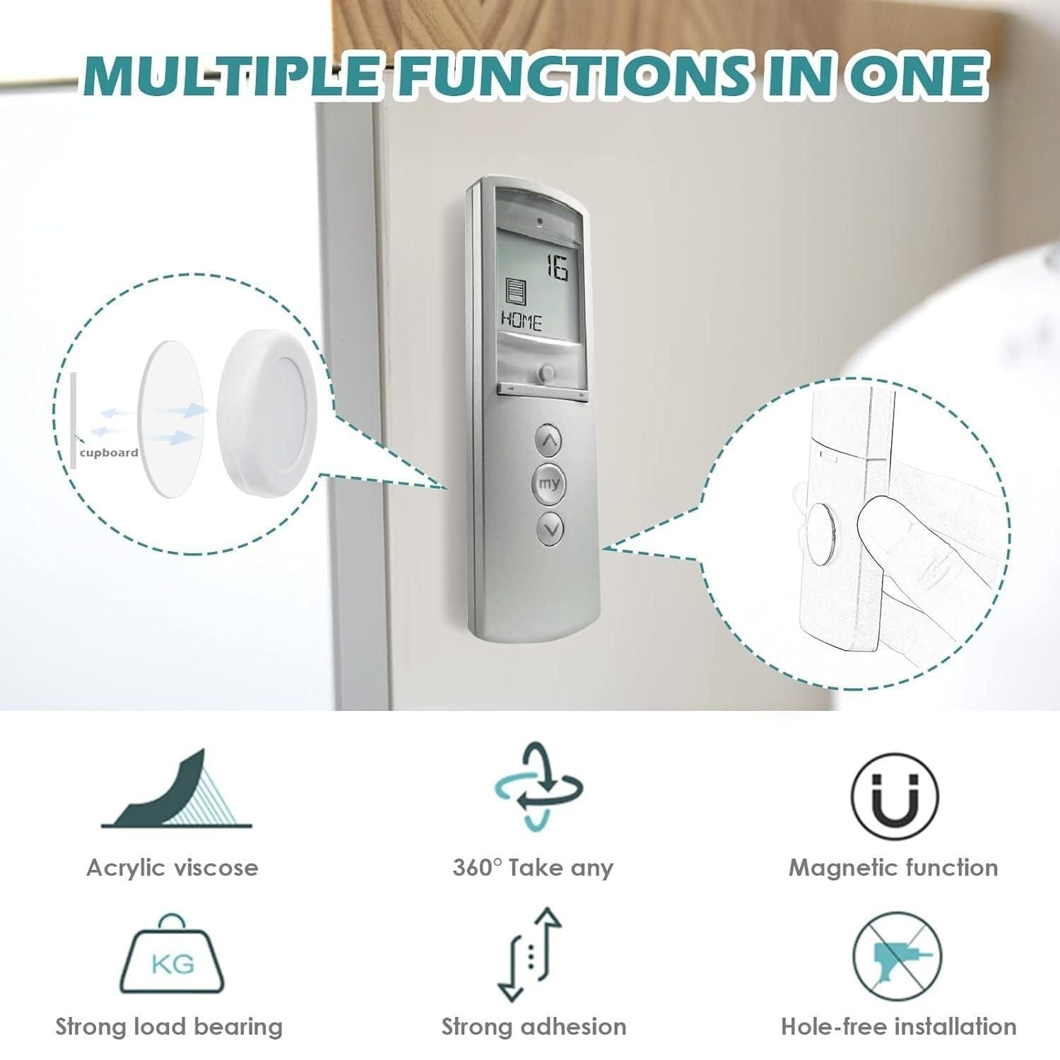 Magnetic Wall Remote Holder | Wall Stick Holder Magnetic Mount Remote Control Holding Magnetic Wall Remote Holder