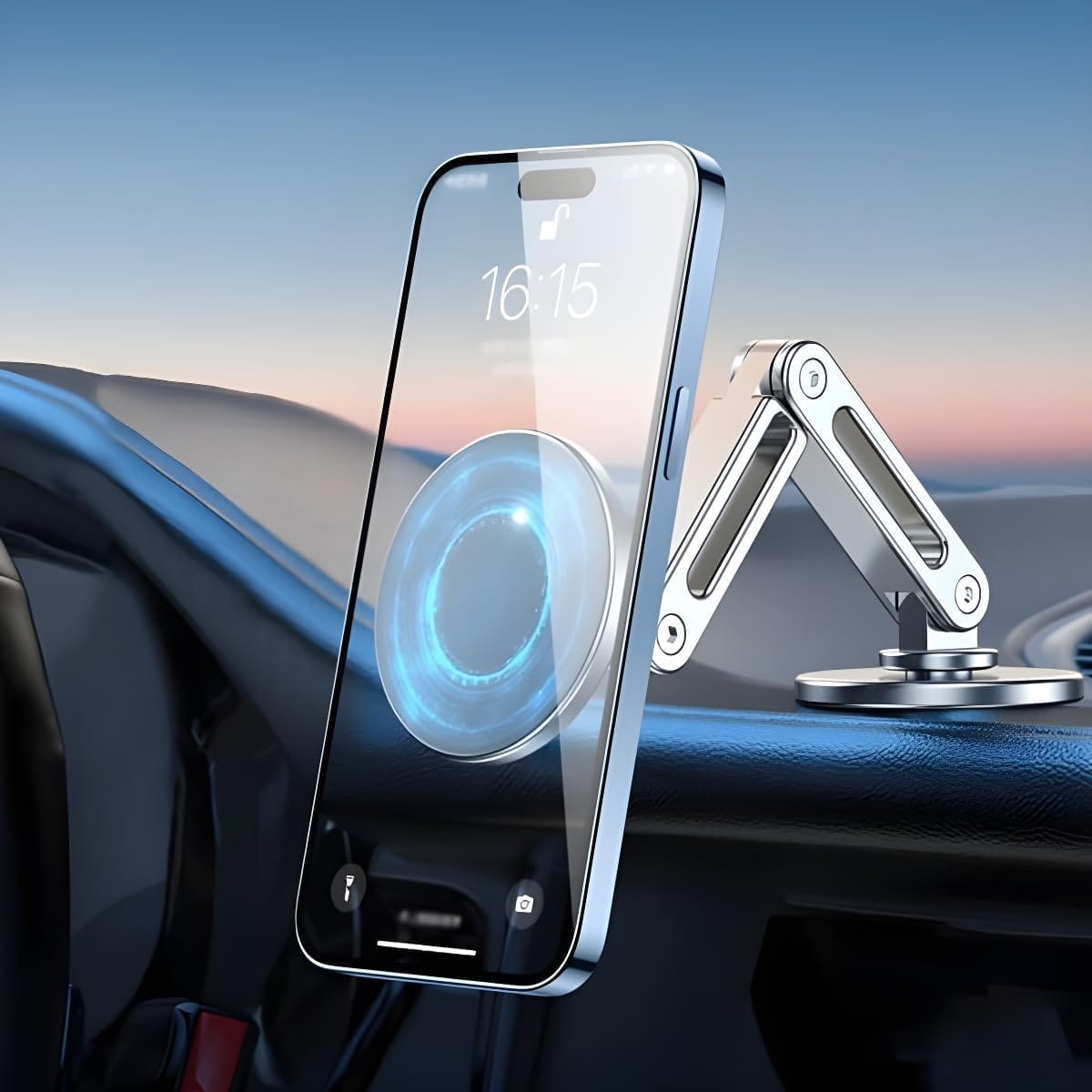 Magsafe Adjustable Arm | Phone Holder Mobile For Car Stand Magnetic Mount Suction Phone Mount Magsafe Adjustable Arm