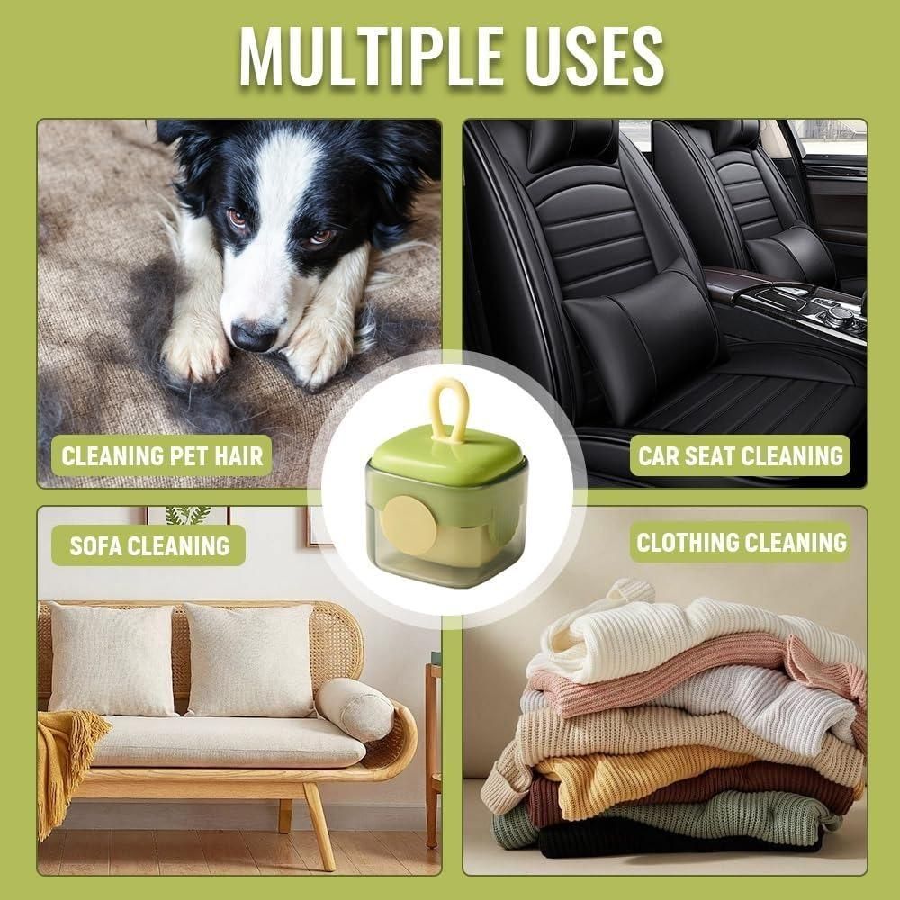 Manual Mini Lint Roller | Lint Roller Remover From Clothes Pet Hair Removal Sticky Roller - Pack of 2 - Manual Mini Lint Roller