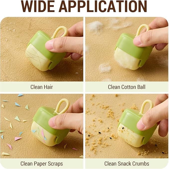 Manual Mini Lint Roller | Lint Roller Remover From Clothes Pet Hair Removal Sticky Roller - Pack of 2 - Manual Mini Lint Roller