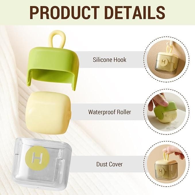 Manual Mini Lint Roller | Remover From Clothes Pet Hair Removal Sticky Roller Manual Mini Lint Roller