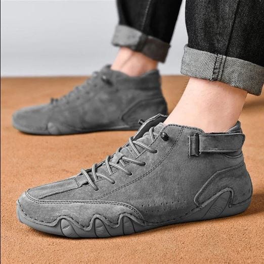 Men's High-top Boots | Men Boots Shoes Long Menswear Boot Ankle High Shoe Gents Men's High-top Boots Italian Handmade Branded Shoes